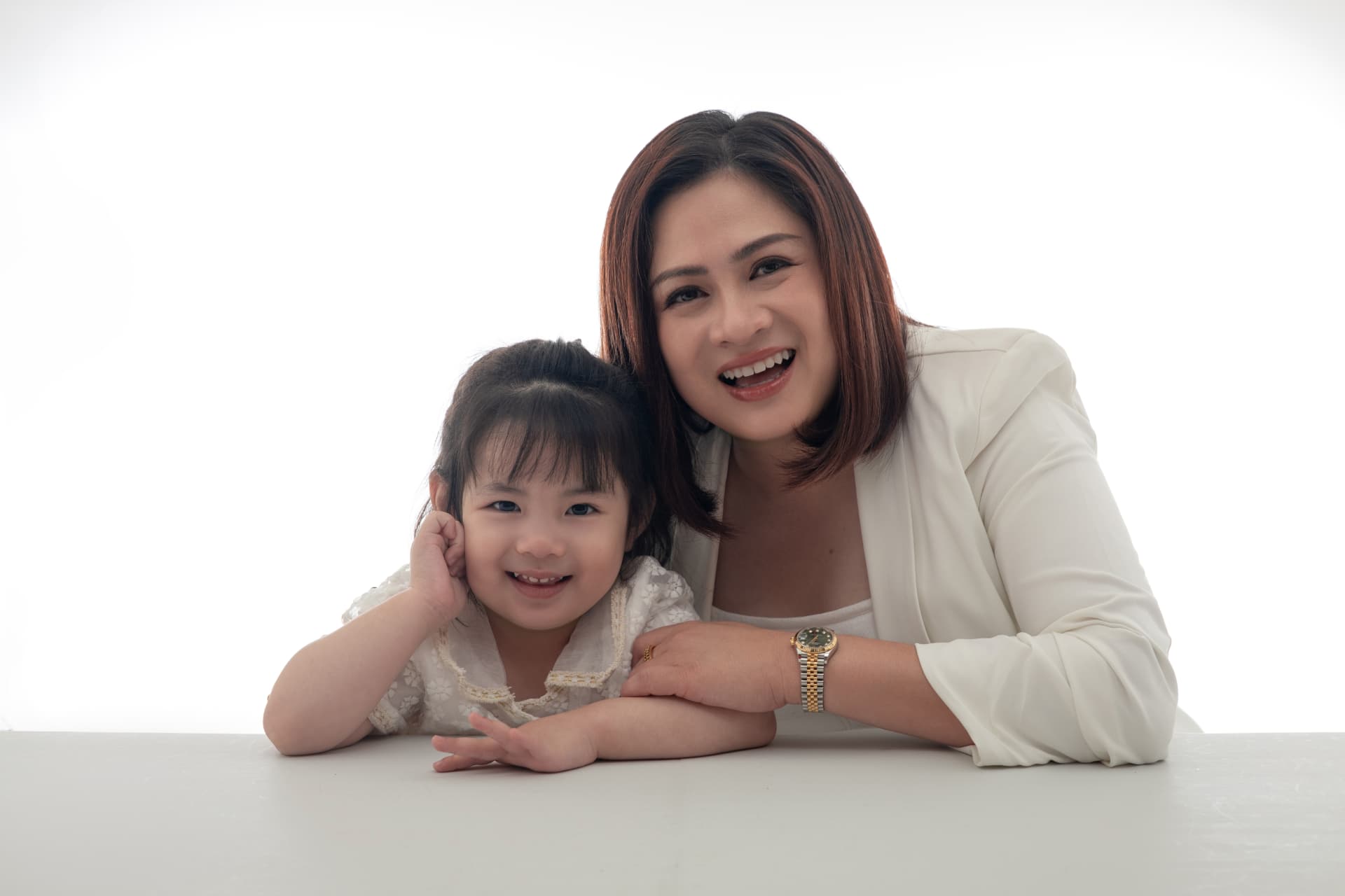 Venice Ang 与女儿